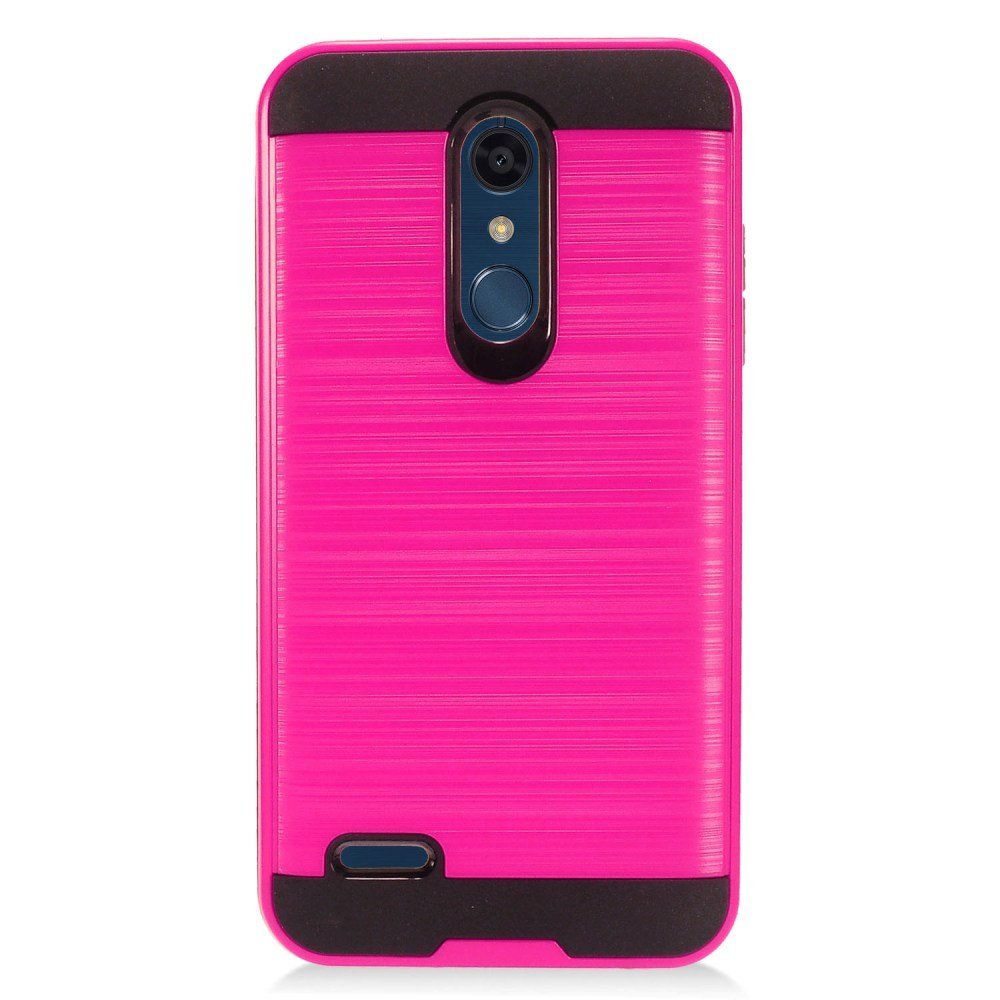 LG K30 / LG K10 2018 / LG K10a 2018 / LG MS425 Armor Hybrid Case (Hot Pink)